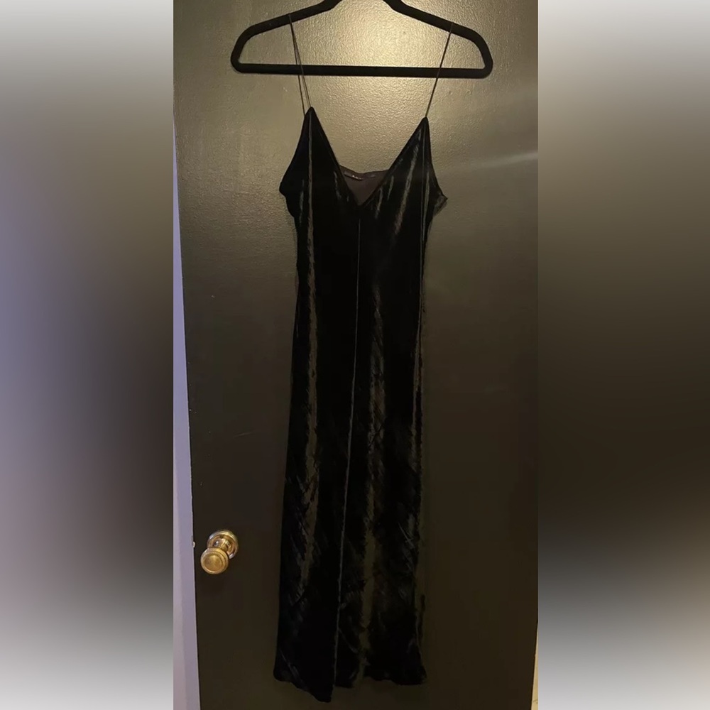Vintage Velvet Slip Dress XS / SIZE 0-2 AOTC